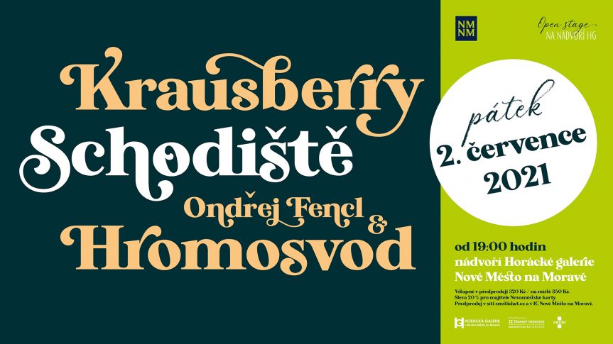 Vítání léta – Krausberry & Schodiště & Ondřej Fencl a Hromosvod