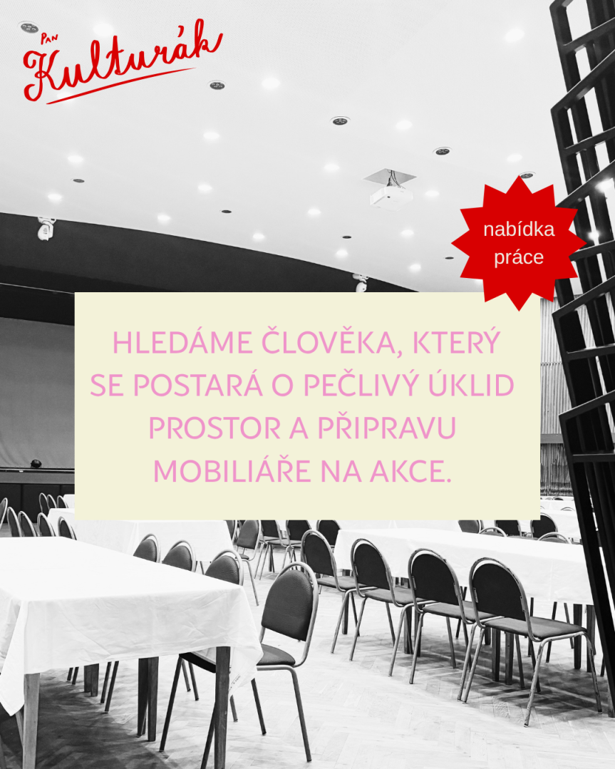 Volné pracovní místo – uklízečka / uklízeč